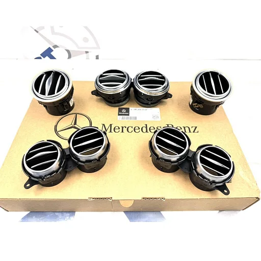 W222 AMG LUCHTROOSTERS voor Mercedes S KLASSE S63 S65 AMG 2017-2022 LUCHTROOSTER SET ORIGINEEL MERCEDES LUCHT ROOSTER SET