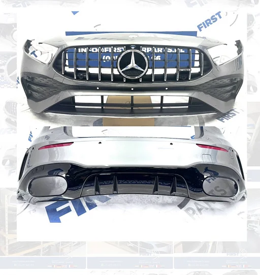 BUMPER W177 A35 AMG Pakket compleet mercedes A Klasse FACELIFT 2023-2026 Voorbumper + Achterbumper ZWART WIT GRIJS