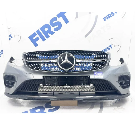 BUMPER W253 GLC43 AMG VOORBUMPER A2538853300 Mercedes GLC COMPLEET ORIGINEEL 2016-2020 ZWART WIT GRIJS A 253 885 33 00 NIGHT PAKKET