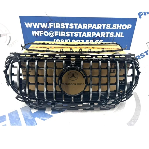 W214 GT GRIL Mercedes E KLASSE PANAMERICANA GRIL ZWART of CHROOM S214 voor Mercedes E Klasse AMG LINE bumper Grille 2022-2027 E43 E53 look chrome/black AMG E CLASS