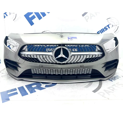 W177 AMG LINE VOORBUMPER A KLASSE 2022 35 ZWART WIT GRIJS COMPLEET MET DIAMOND GRIL ORIGINEEL