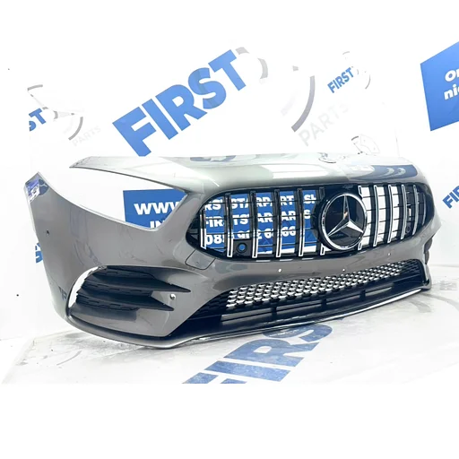 W177 A35 AMG Voorbumper Mercedes A Klasse 2018-2023 Compleet met gt gril ORIGINEEL ZWART WIT GRIJS