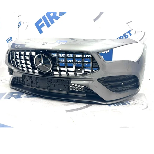 W118 BUMPER C118 X118 CLA AMG LINE VOORBUMPER COMPLEET + GT PANAMERICANA GRIL ZWART WIT GRIJS origineel Mercedes 2018-2021