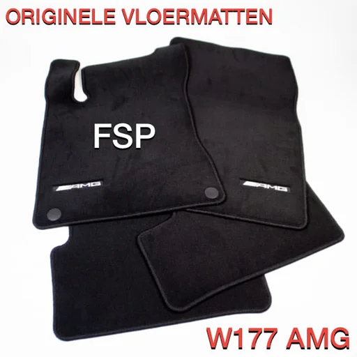 W177 AMG VLOERMATTEN Mercedes A Klasse A35 A45 2018-2021