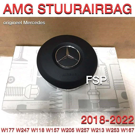 AMG STUURAIRBAG FACELIFT W177 W247 W205 W213 W167 W257 W118 W253 H247 W463 X290 AMG ORIGINEEL 2018-2022