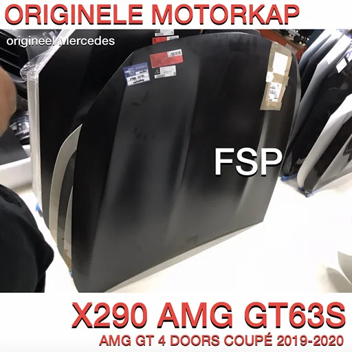 X290 GT 63 S AMG MOTORKAP origineel Mercedes GT63S AMG KLASSE 2018-2024