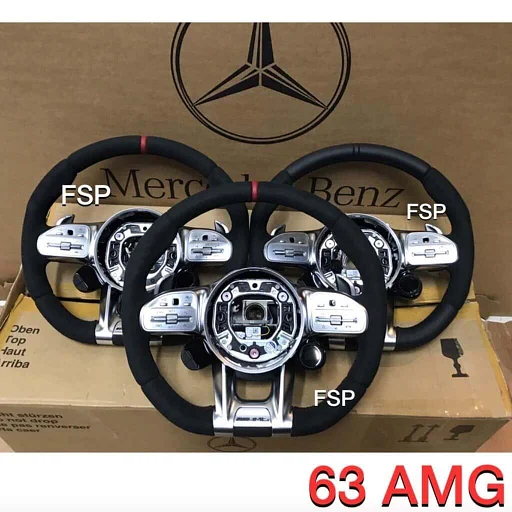 A0004600109 9E38 ORIGINEEL Mercedes 35 43 45 53 63 AMG STUUR 2020 Alcantara QRB FACELIFT A B C CLA CLS E G GLA GLC GLE GT GTR S Klasse 63 AMG