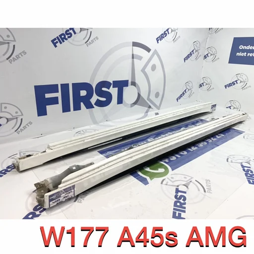 W177 A KLASSE 2021 A45 S AMG ZIJSKIRT SET WIT SIDESKIRTS DORPEL Origineel Mercedes A45S