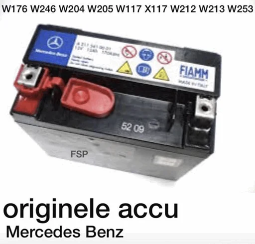 W176 W246 W117 W156 W204 W205 W212 BACKUP ACCU origineel Mercedes 2012-2018