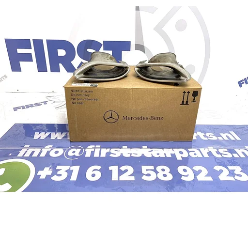 W205 C Klasse UITLAAT SIERSTUK origineel Mercedes 2014-2021 UITLAATSIERSTUK A205 C205 S205