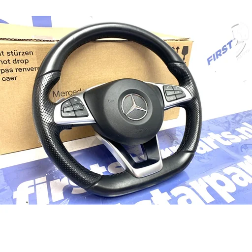 AMG STUUR + AIRBAG 2018 C GLC KLASSE W205 W253 C253 origineel Mercedes + AIRBAG rode stik