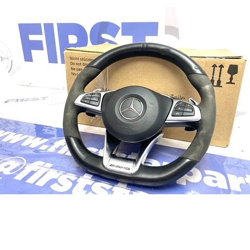 63 AMG STUUR + AIRBAG C63 GLC63 KLASSE W205 C W253 C253 GLC origineel Mercedes + AIRBAG zwarte stik