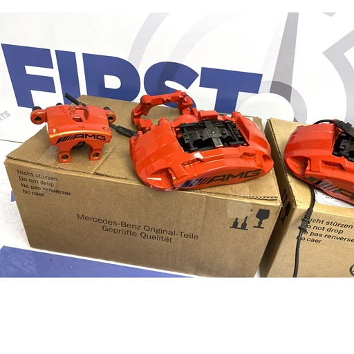 W205 C43 AMG Line Remklauwen rood Mercedes C Klasse rem set