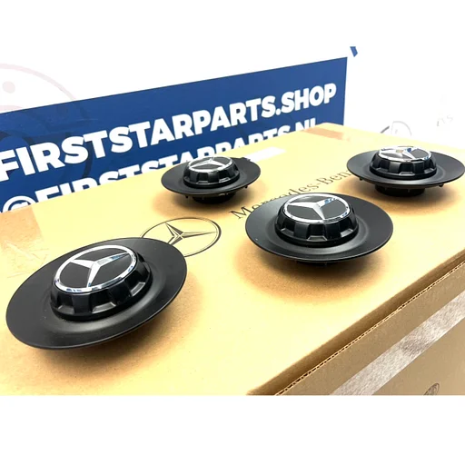 AMG NAAFKAPPEN SET 4 ZWART voor W253 C253 GLC63 GLC63S NAAFDOPPEN VELGKAPPEN A45S CLA45S C63 E63 GLA45S GLC63 G63 GT63 GT63S S63 WIELDOPPEN W177 W118 W205 W213 W253 W292 W218 H247 W166 W167 W222 W238 W217 W190 W290 Wieldoppen Naafdoppen voor Mercedes