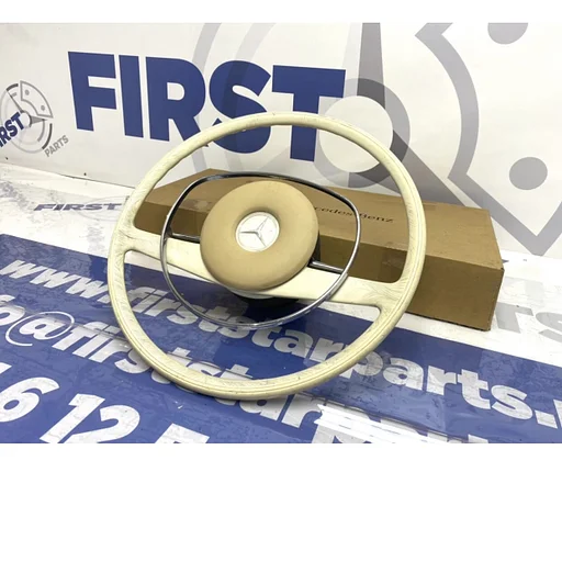 OLDTIMER STUUR A1154640301 / A1154640442 Mercedes STUURWIEL W114 W115 IVORY WIT origineel Mercedes Benz KLASSIEKER