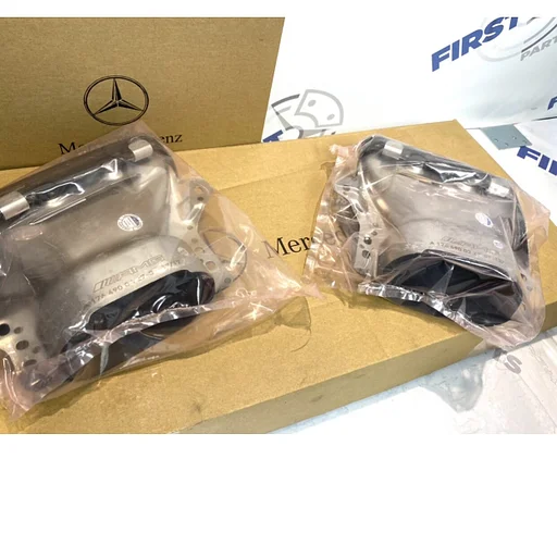 W176 A45 W117 CLA45 W156 GLA45 AMG UITLAAT SIERSTUK ZWART LINKS / RECHTS SET origineel Mercedes 2013-2019