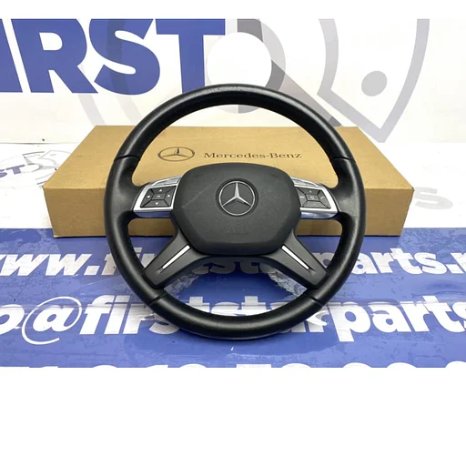W246 W242 leder STUUR + AIRBAG A2464601503 9E38 origineel Mercedes B Klasse 2011-2018 zwart leer stuurbediening stembediening etc