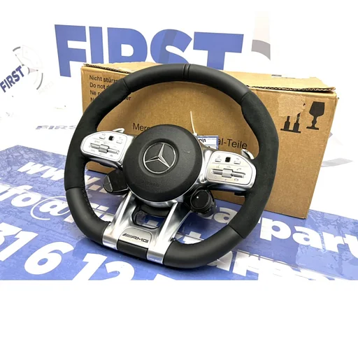FACELIFT 2021 AMG STUUR + AIRBAG A45 CLA35 CLA45 C63 E63 GT63 G63 S63 ORIGINEEL SPORT STUUR NIEUW