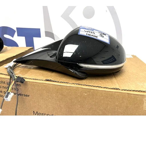 W223 S klasse SPIEGEL LINKS ZWART 2x 360 CAM / DODEHOEK Mercedes S Klasse BUITENSPIEGEL 2021-2024 LINKER ZIJSPIEGEL COMPLEET ORIGINEEL MB MIRROR VOL OPTIE