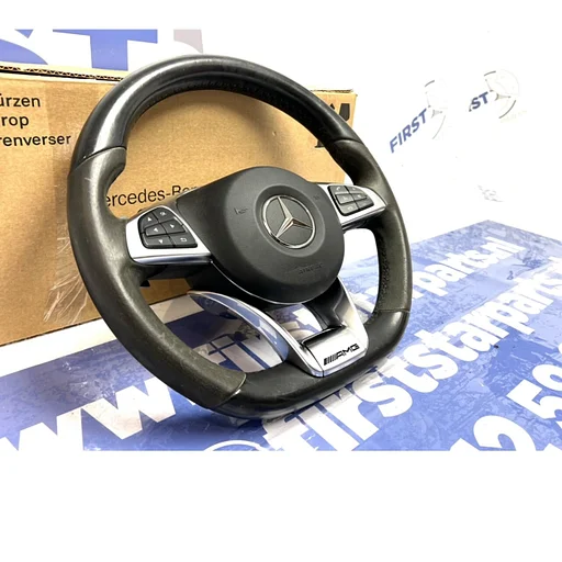 AMG STUUR + AIRBAG W176 W117 W204 W207 W212 W156 W219 W166 ALCANTARA / AMG LOGO