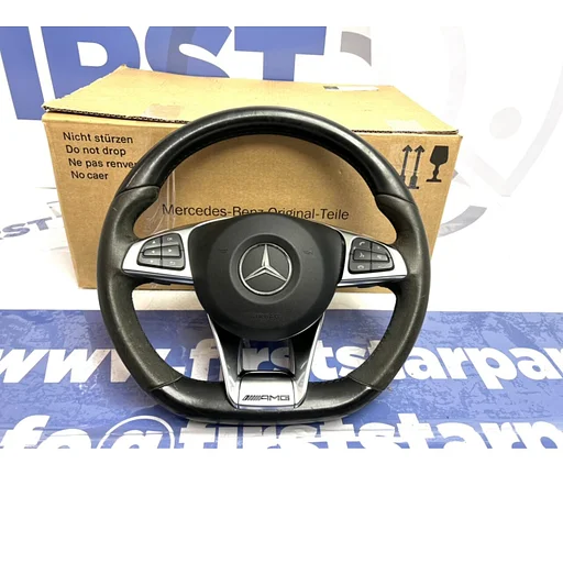 AMG STUUR + AIRBAG W176 W117 W204 W207 W212 W156 W219 W166 ALCANTARA / AMG LOGO 2017