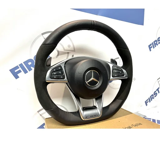 63 AMG STUUR + AIRBAG C63 GLC63 KLASSE W205 C W253 C253 GLC origineel Mercedes + AIRBAG zwarte stik