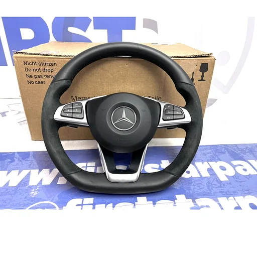 W176 A45 W117 CLA45 W156 GLA45 AMG STUUR + AIRBAG A B CLA GLA 45 KLASSE 2012-2019 origineel Mercedes ALCANTARA PERFORMANCE STUURWIEL