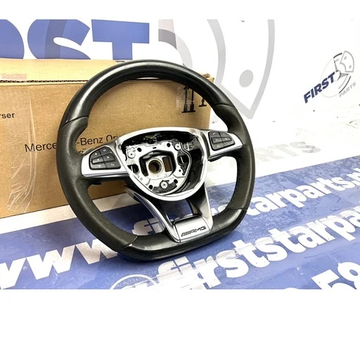 AMG STUUR Mercedes W176 W246 W117 W204 W212 W156 A B C CLA CLS E GLA GLC GLE S Klasse ORIGINEEL ALCANTARA