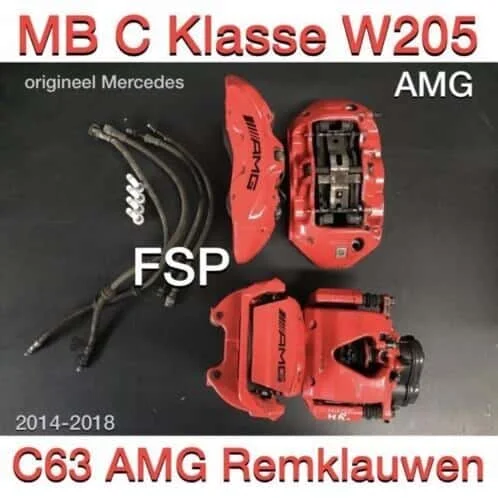 W205 C63 AMG Remtangen Set origineel Mercedes C Klasse 63 s