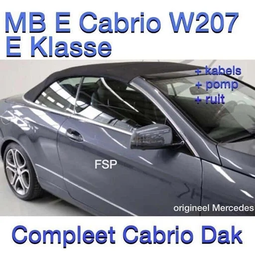 W207 Cabrio dak Mercedes E Klasse 2009-2016 Compleet dak AMG