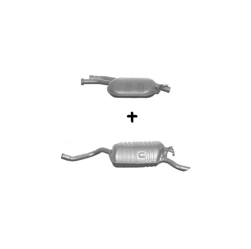 123 SPORTUITLAAT MERCEDES-BENZ MB E-Klasse COUPE Cabrio C124 A124 E220 E200 UITLAAT AUTO EXHAUST