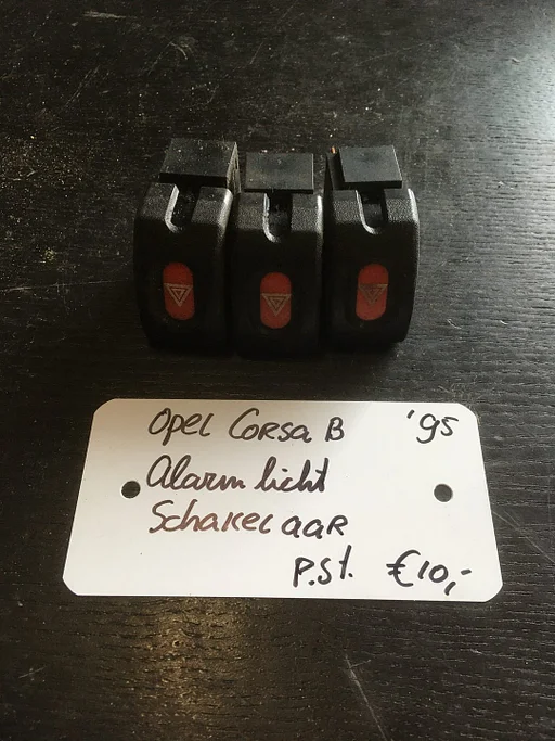 Opel Corsa B alarmlichtschakelaar 1995