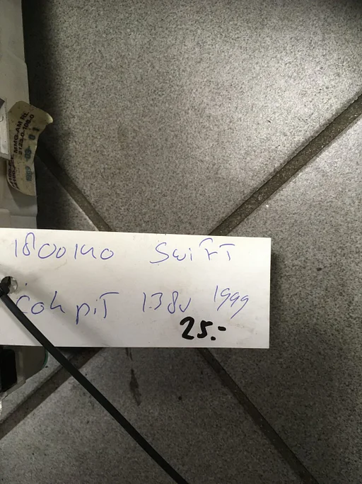 Suzuki swift 1.3 8v 1999 km tellerklok