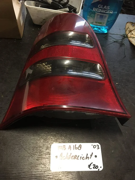 Mb A 168 2003 Achterlicht Links getint