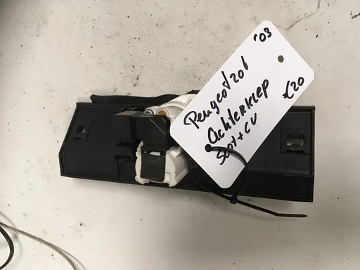 Peugeot 206 2003 achterklepslot met cv