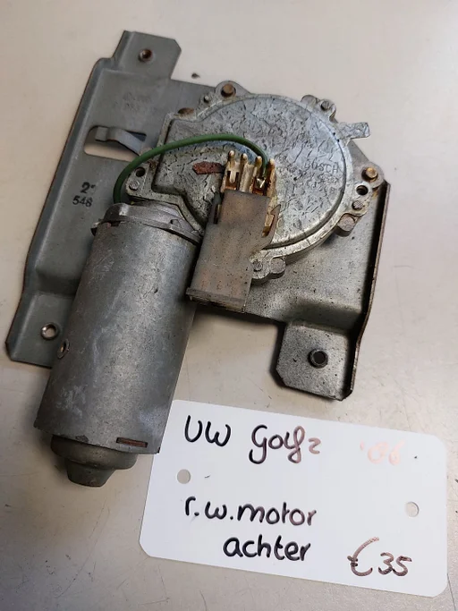 VW Golf 2 ruitenwissermotor achter '86