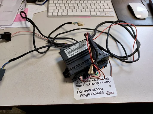 VW Polo 5drs 1.4/16v parkeersensor+kabels '03