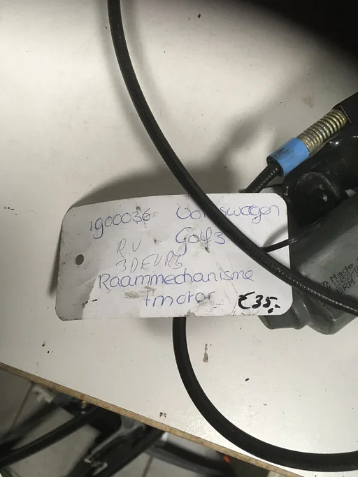 Vw Golf 3 drs Elektr. raammech rechtsvoor