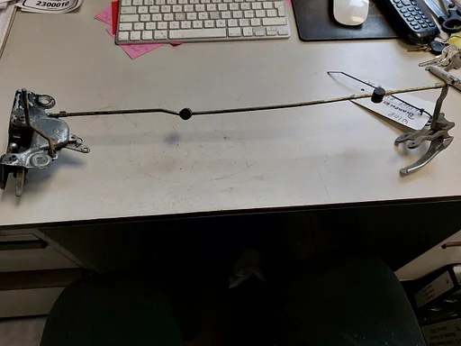 MB W108 binnenklink met slot rv '68