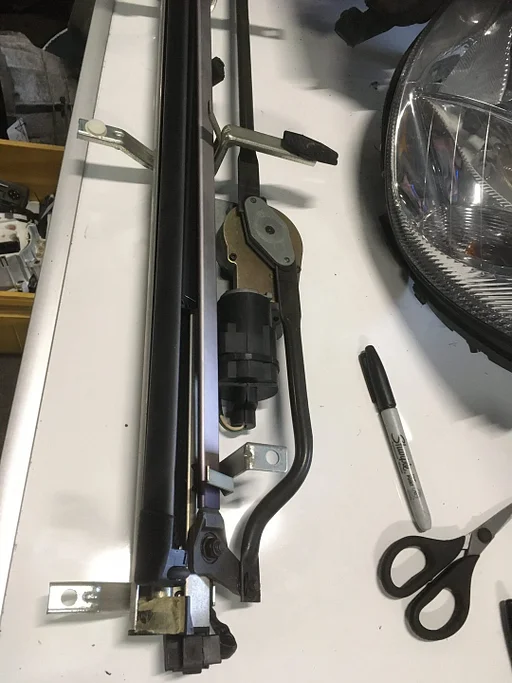 Mercedes W 208 coupe 2001 zonnescherm