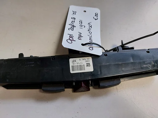 Opel Zafira B mpv 1.9CDI alarmlichtschakelaar '06