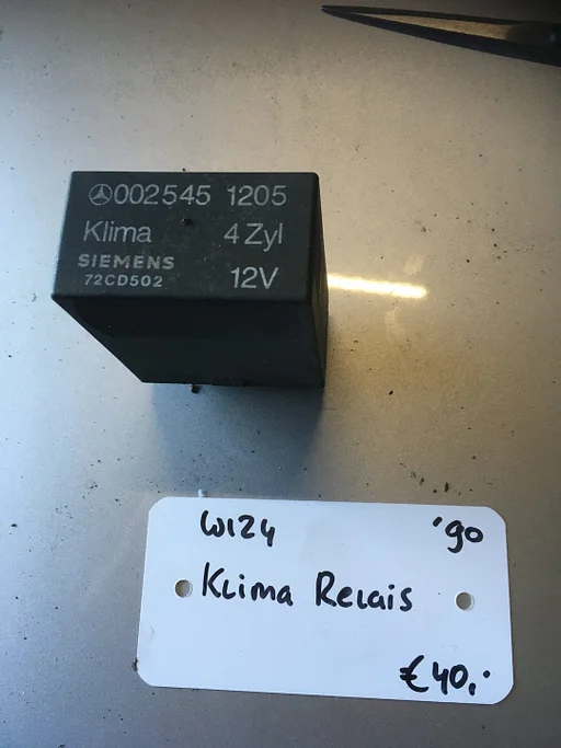Mercedes w124 1990 Klima relais