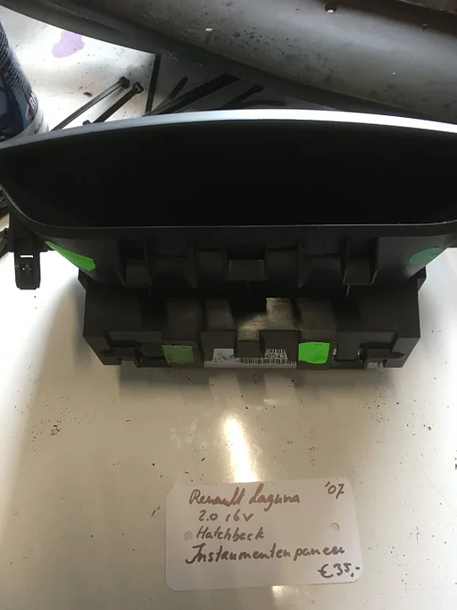 Renault laguna hatchback 2007 2.0 16v Instrumentenpaneel