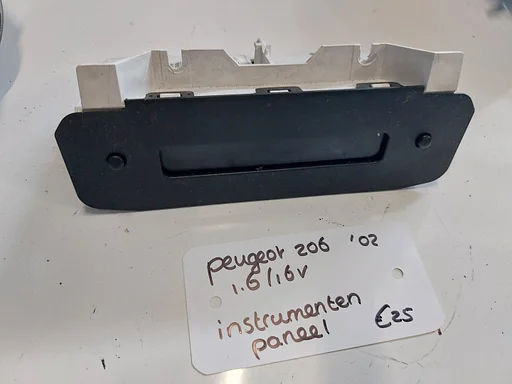 Peugeot 206 1.6/16v instrumentenpaneel '02