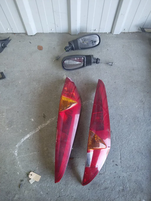 achter lichten links of rechts spiegel lv of rv fiat punto 2000