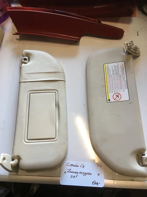 Citroen C4 2004 Zonnekleppen set