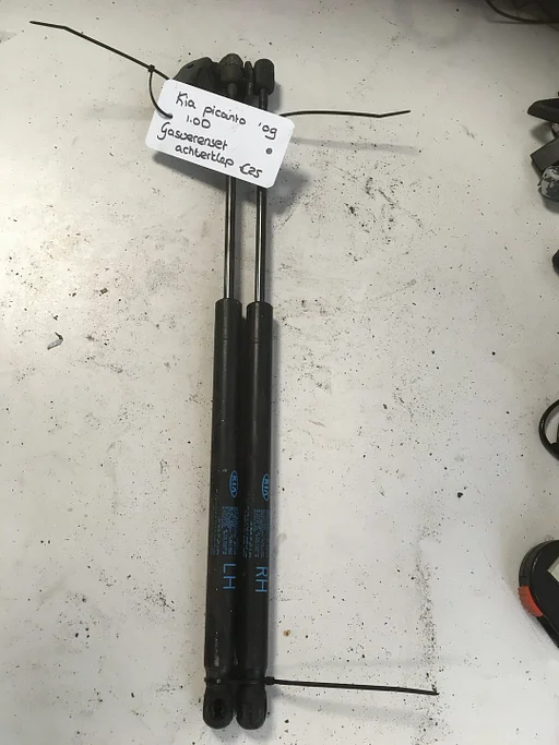 Kia Picanto 2009 Gasveren set  achterklep