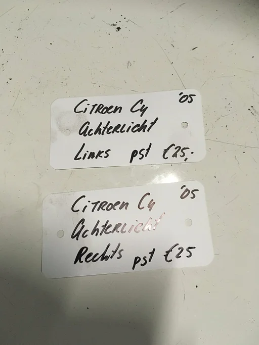 Citroen C4 1.4 16v 2005 Achterlicht Links of rechts