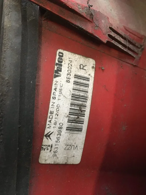 Citroen Picasso 2001 Achterlicht Rechts of Links