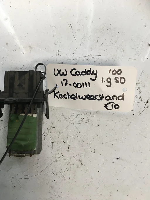 Vw Caddy 1.9sd 2000 Kachelweerstand